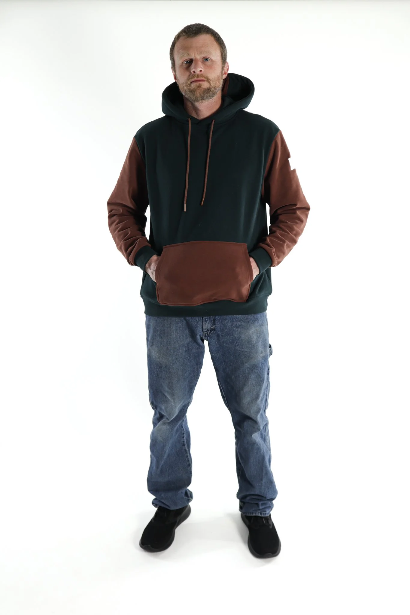 Zero Day Hoodie - Gray and Black — Moss Brown & Co.